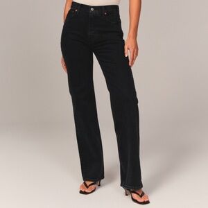 Abercrombie High Rise 90s Relaxed Jean, 27L